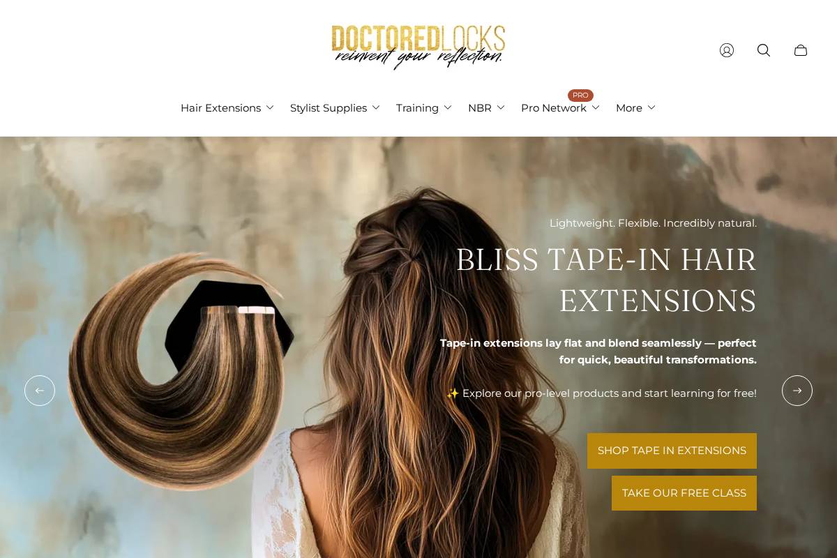 doctoredlocks.com homepage screenshot