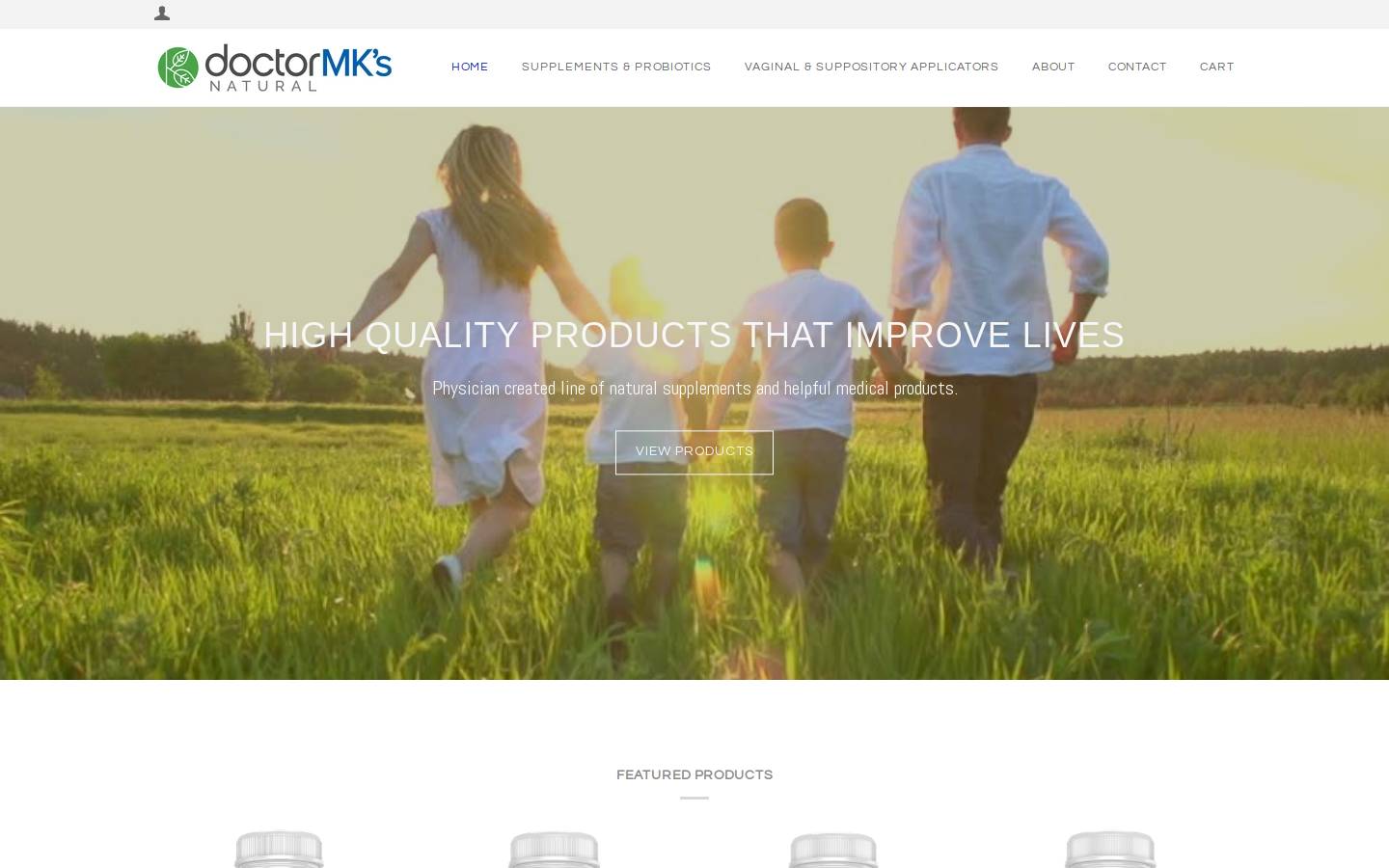 doctormksnatural.com homepage screenshot