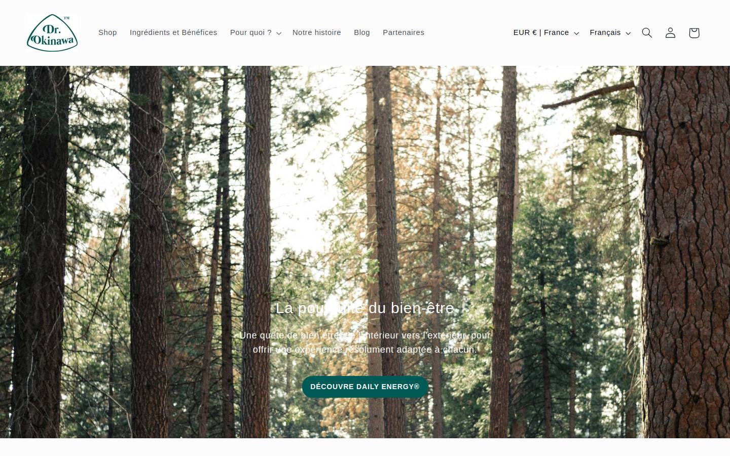 Doctor Okinawa homepage screenshot