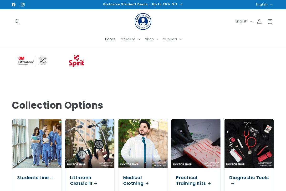 Doctorshop homepage screenshot