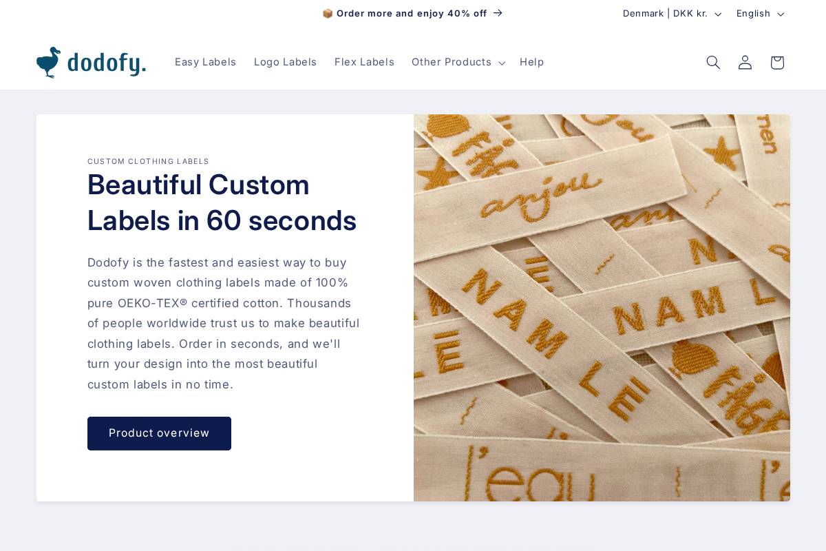 dodofy.com homepage screenshot