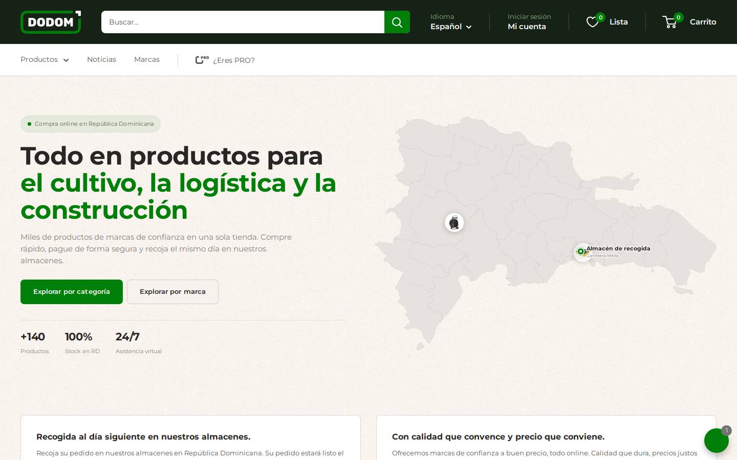dodom.com homepage screenshot