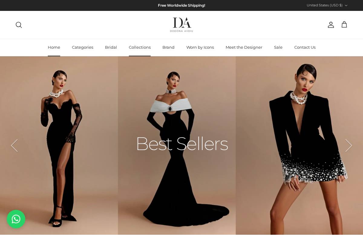 dodonaavdiu.com homepage screenshot