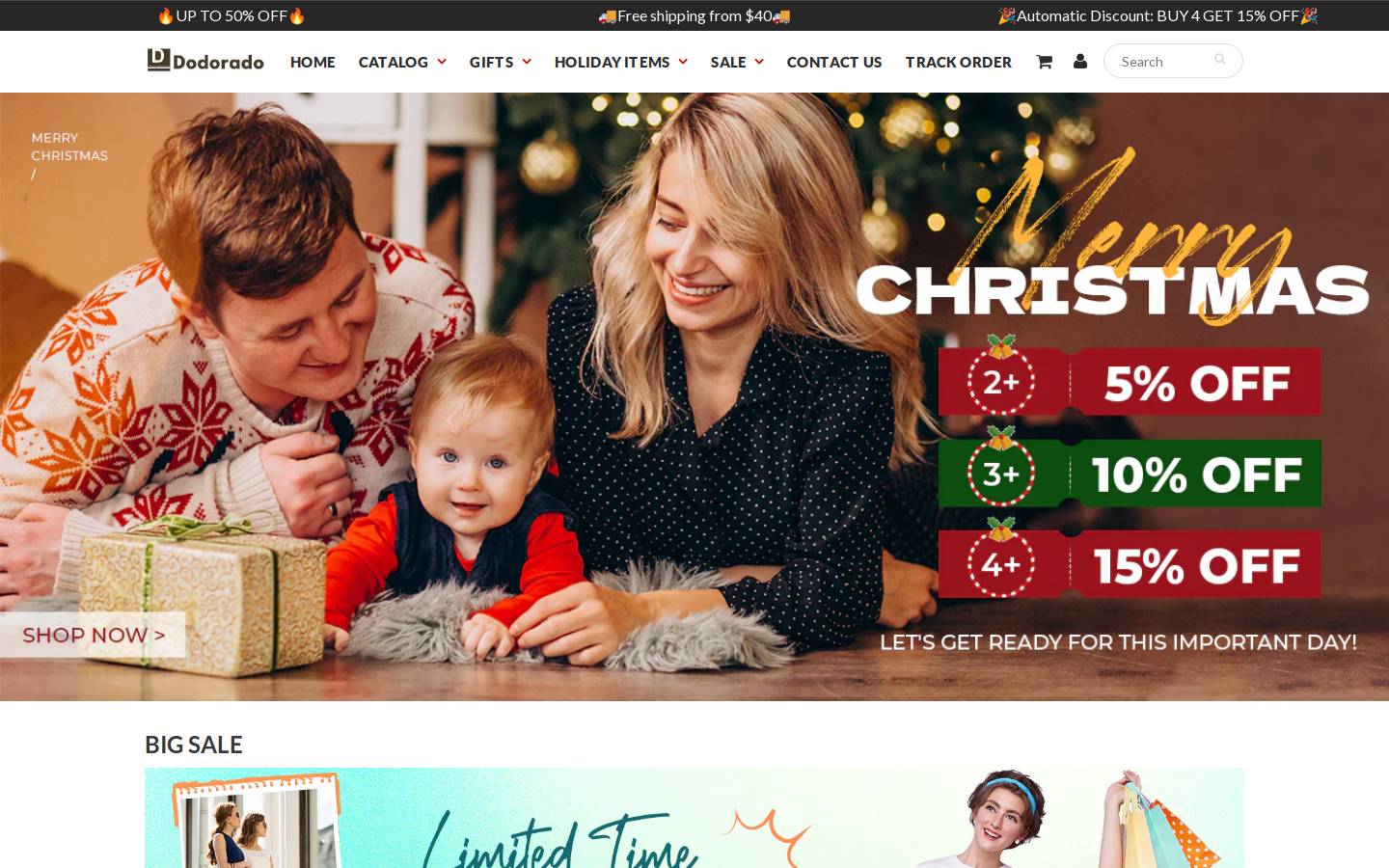 dodorado.com homepage screenshot
