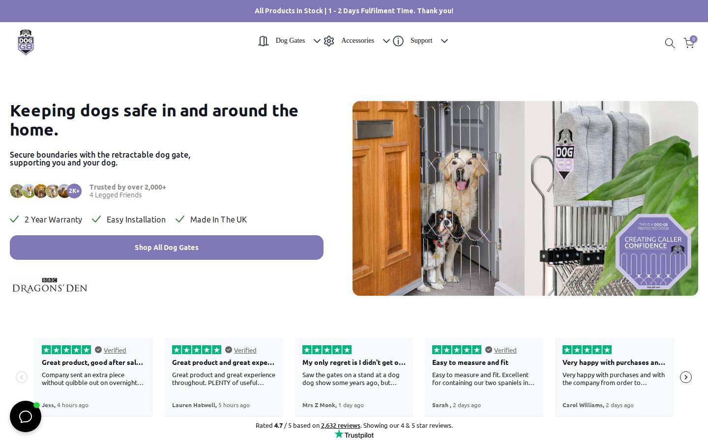 The Dog-G8 Company homepage screenshot