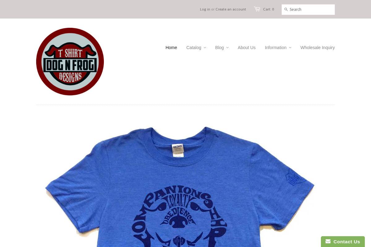 dogandfrog.com homepage screenshot