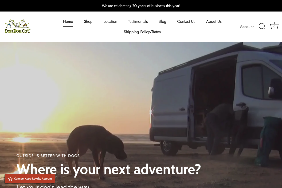 dogdogcat.com homepage screenshot