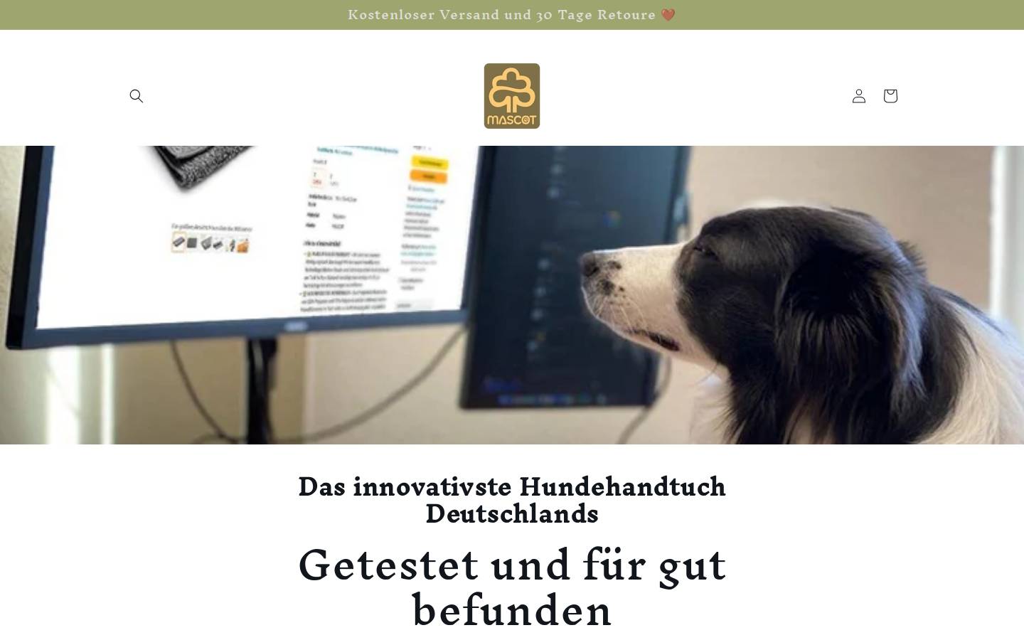 dogdry.de homepage screenshot