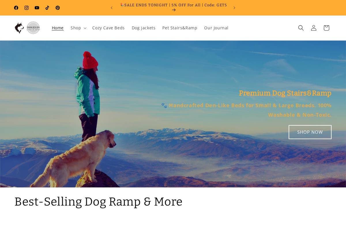 dogegis.com homepage screenshot