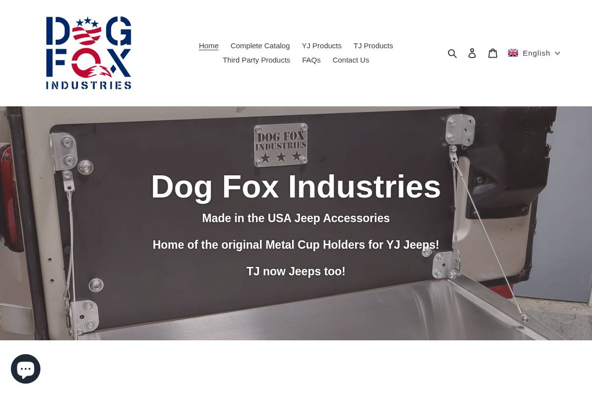dogfoxindustries.com homepage screenshot
