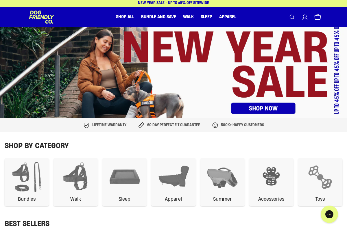 Dogfriendlyco homepage screenshot