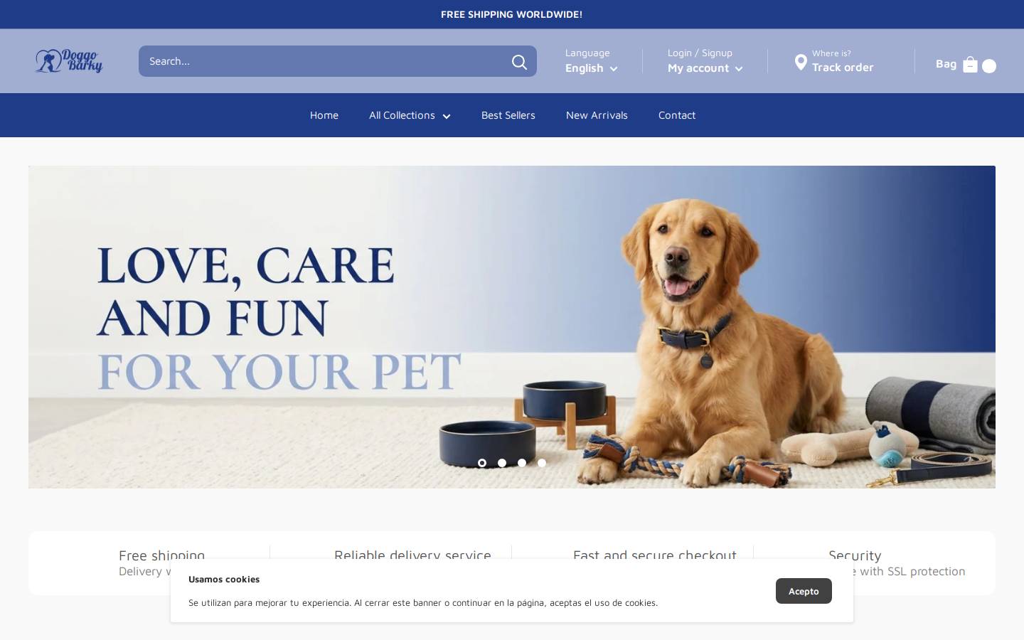 doggobarky.com homepage screenshot