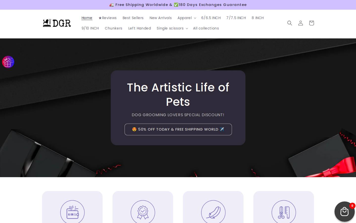doggroomersrock.shop homepage screenshot