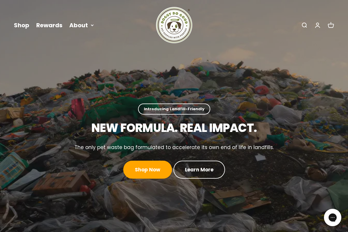 Doggy Do Good® homepage screenshot