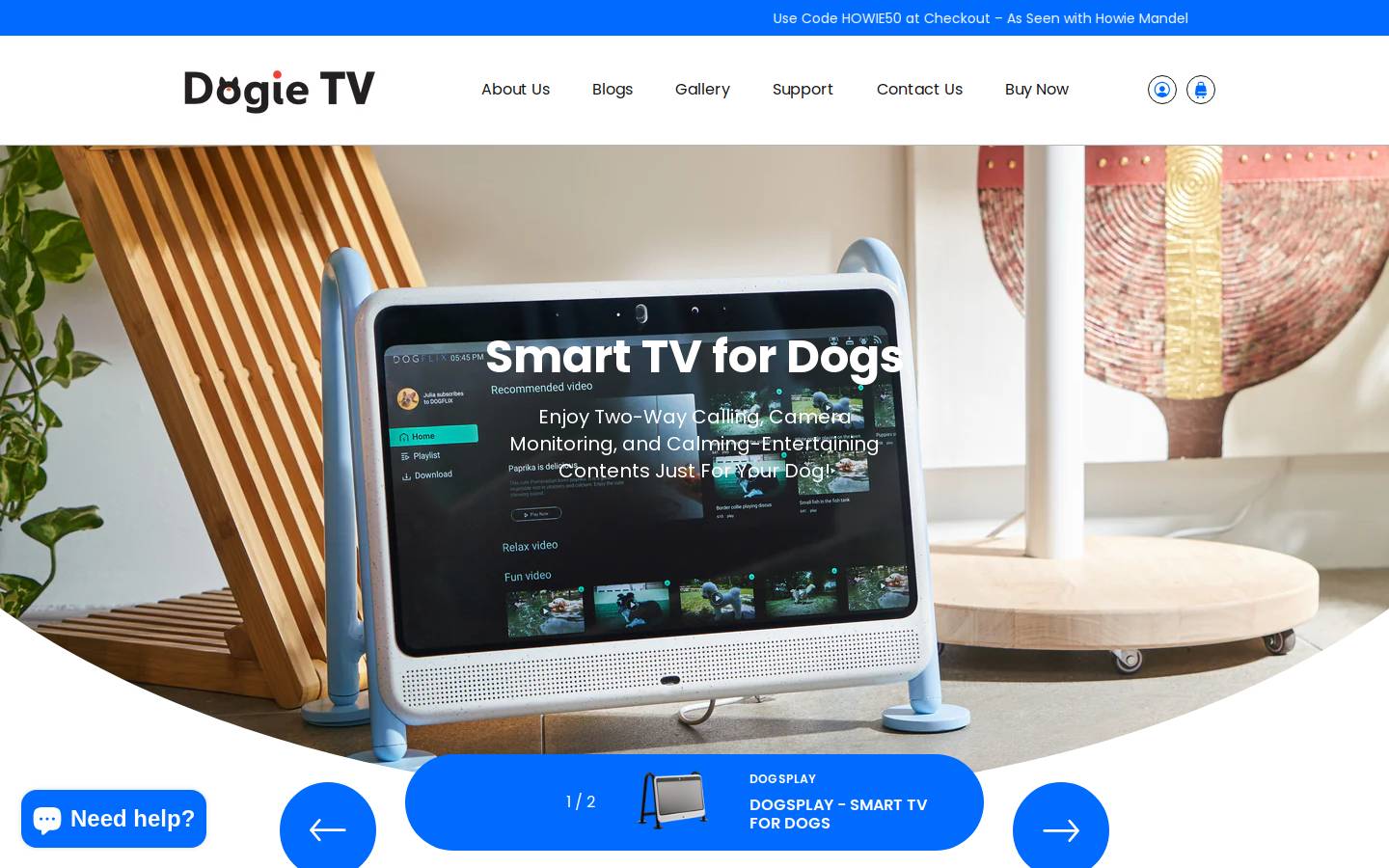 dogietv.com homepage screenshot