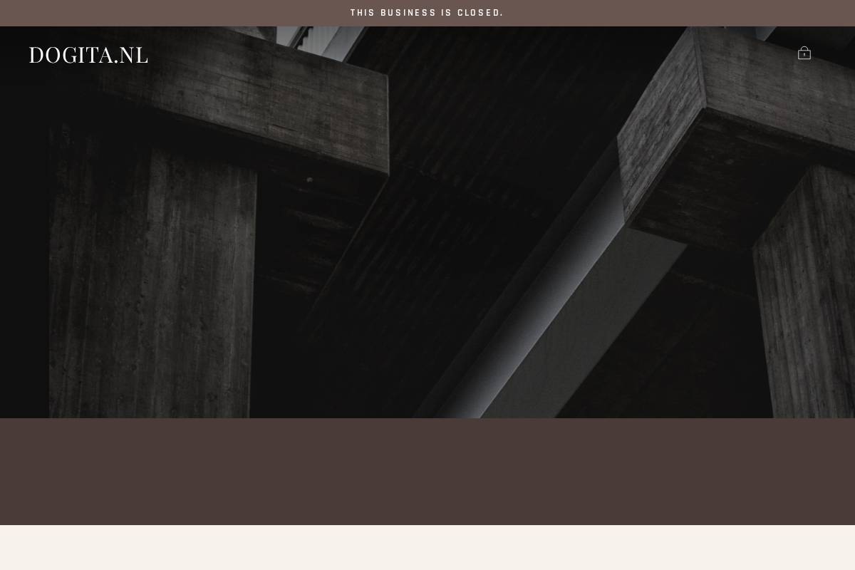 Dogita homepage screenshot