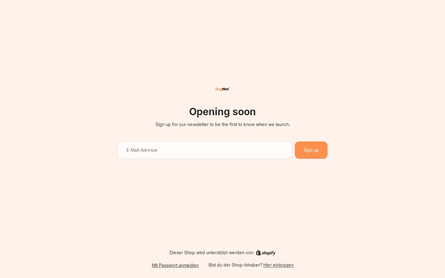 dogmat.de homepage screenshot