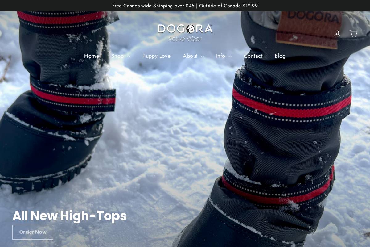 dogora.ca homepage screenshot