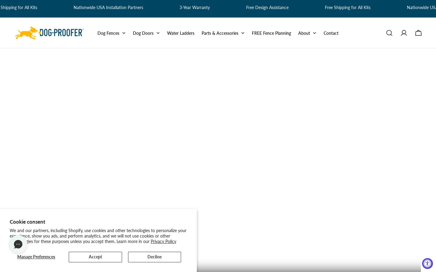 dogproofer.com homepage screenshot