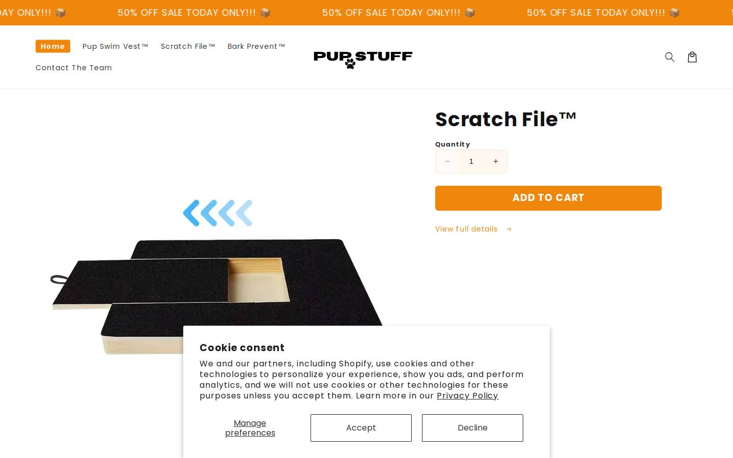 dogscratcher.com homepage screenshot