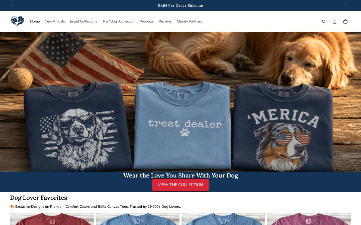 Dogwearstudio homepage screenshot