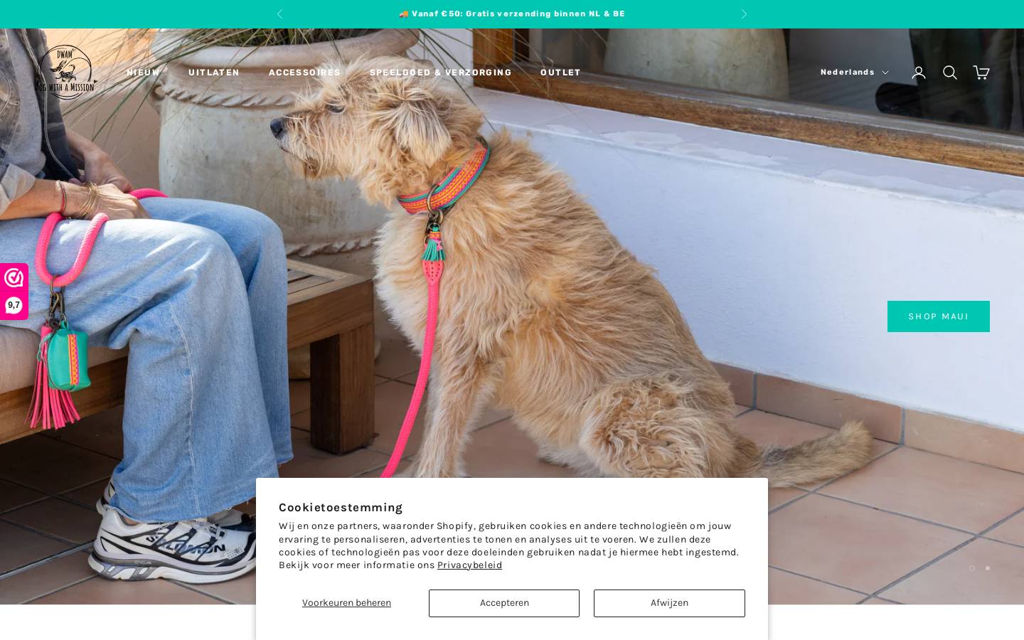 dogwithamission.com homepage screenshot
