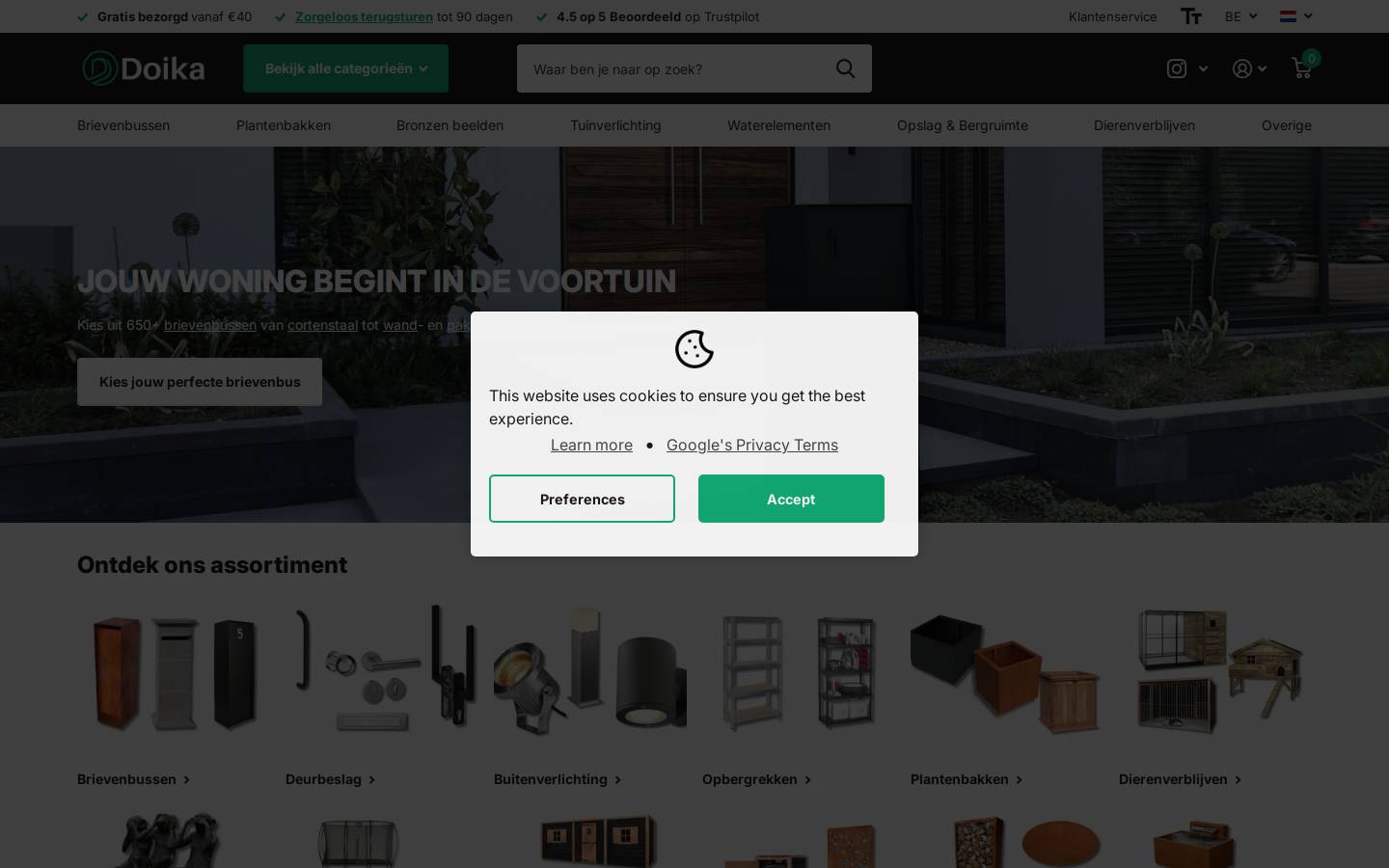 doika.se homepage screenshot