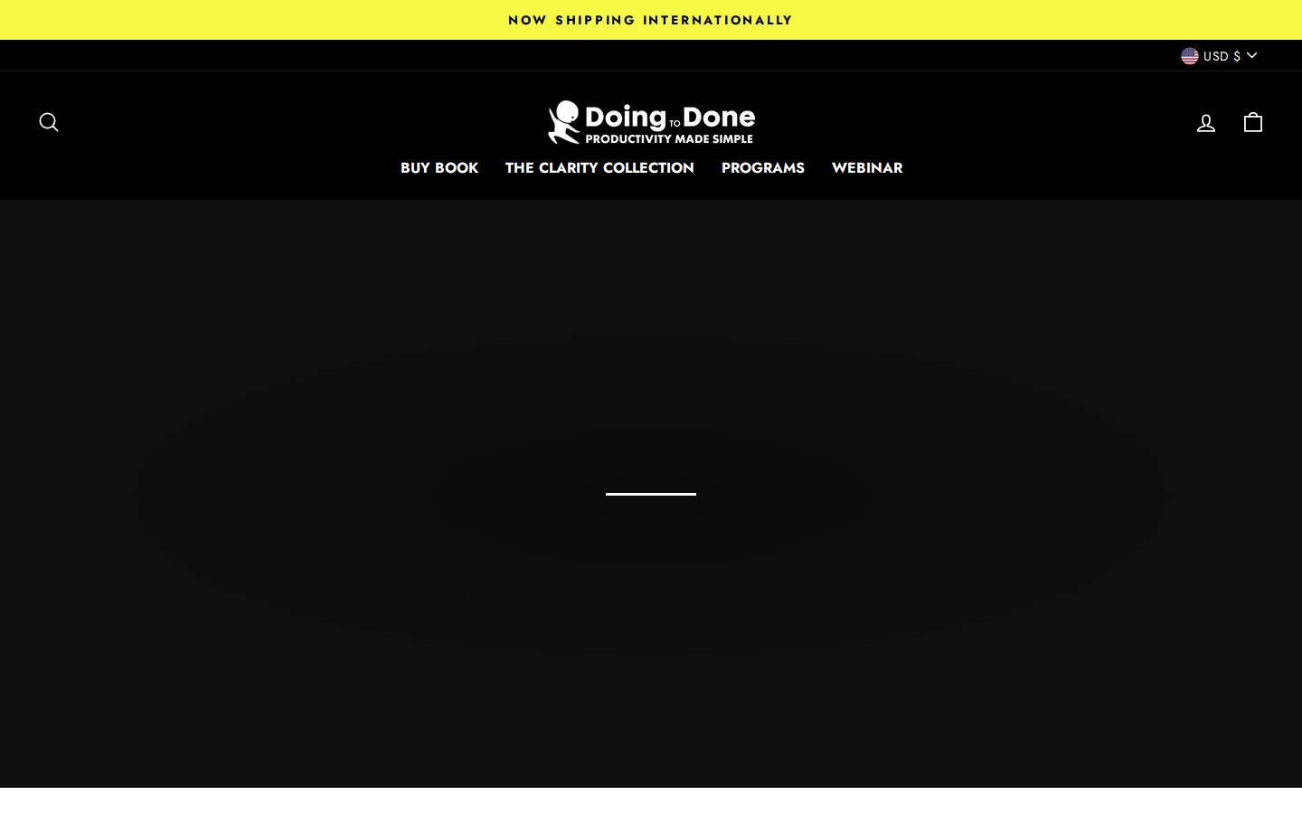doingtodone.com homepage screenshot