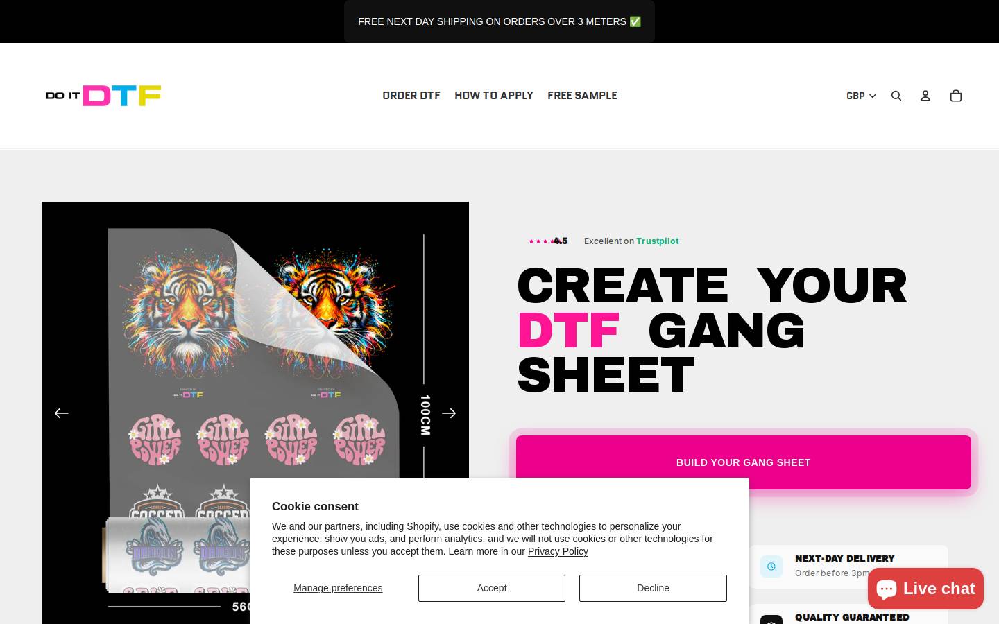Doitdtf homepage screenshot