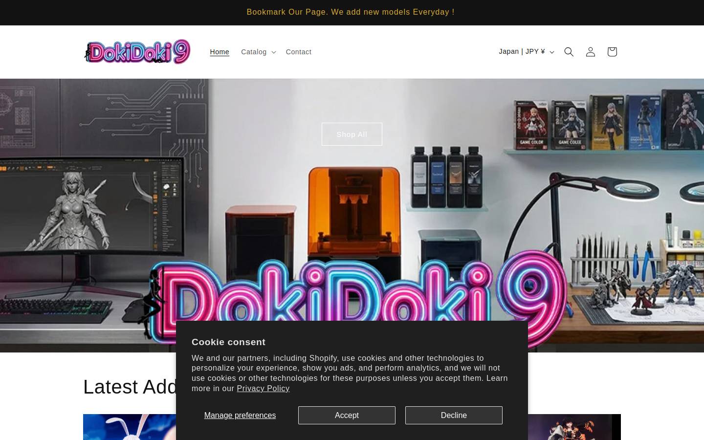 dokidoki9.com homepage screenshot