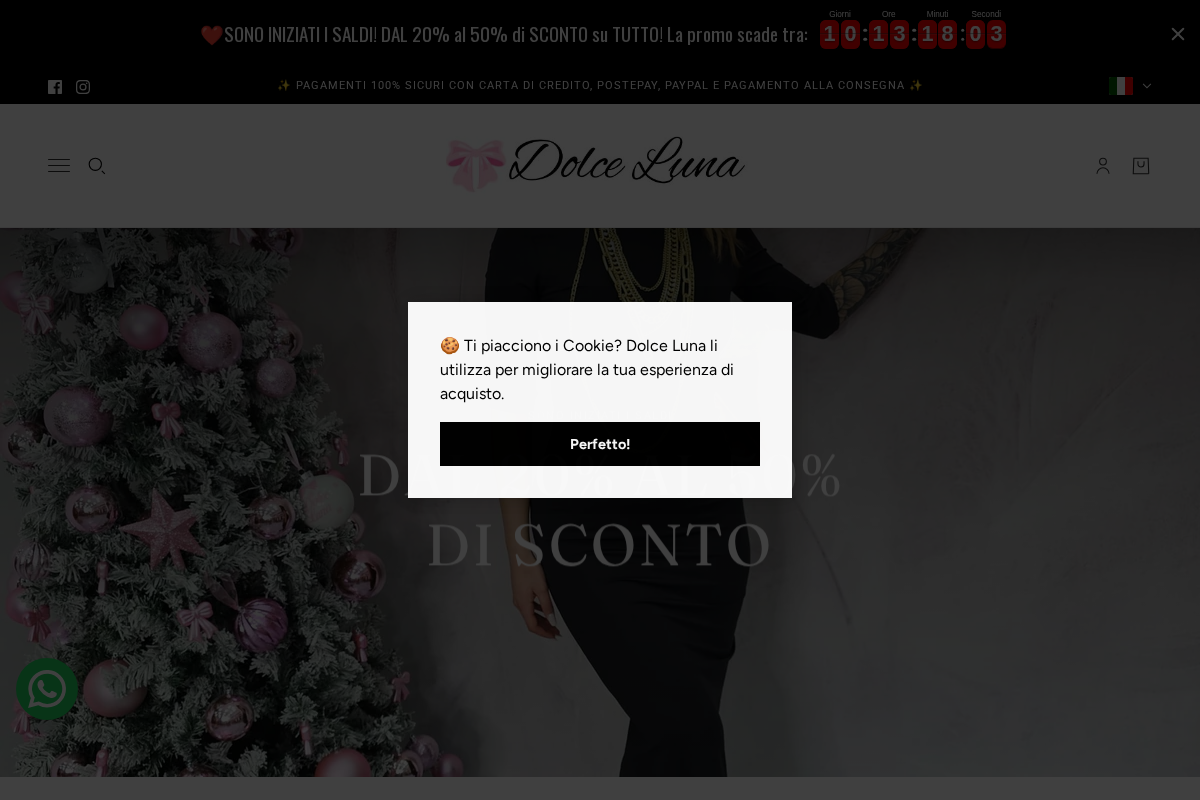 DOLCE LUNA® homepage screenshot
