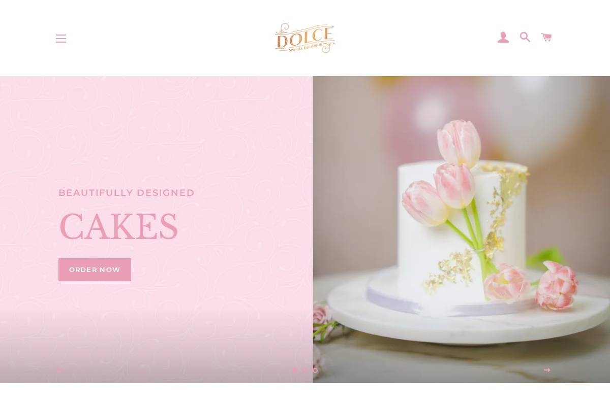 dolcesweetsboutiquepr.com homepage screenshot