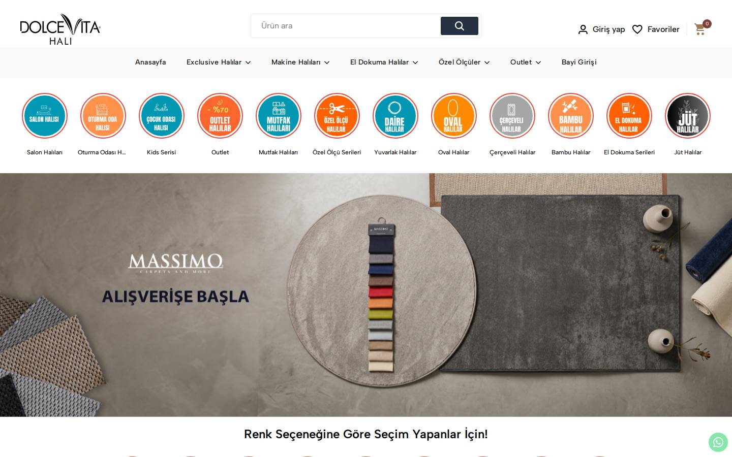 dolcevitahali.com homepage screenshot