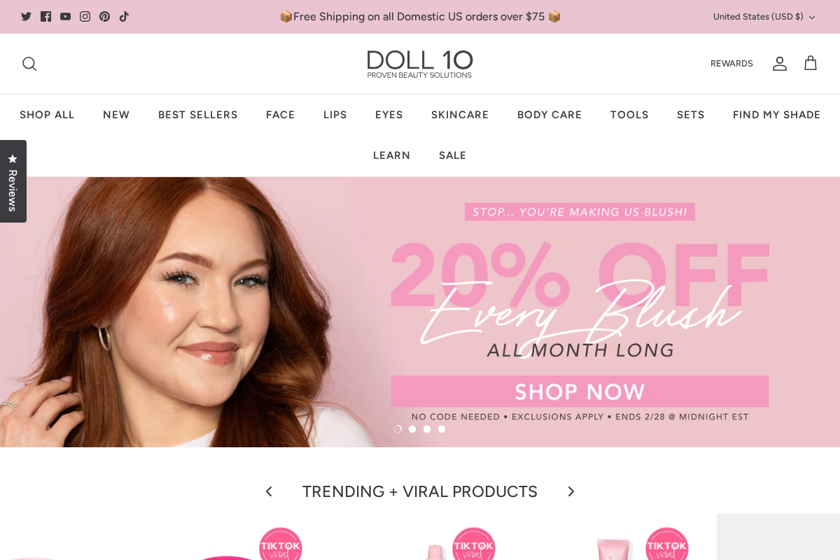doll10.com homepage screenshot