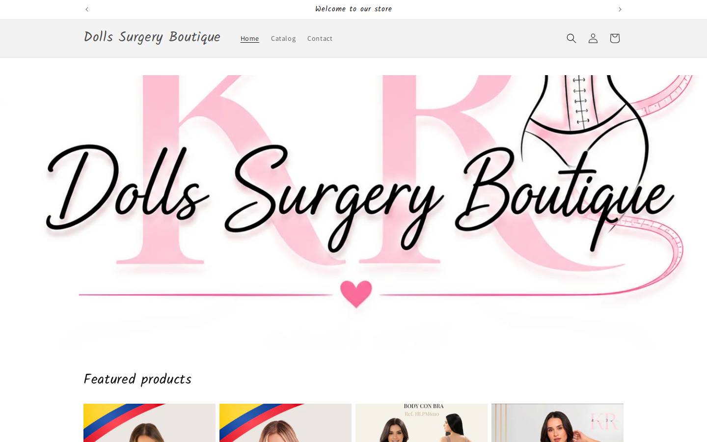 dollsurgery.com homepage screenshot