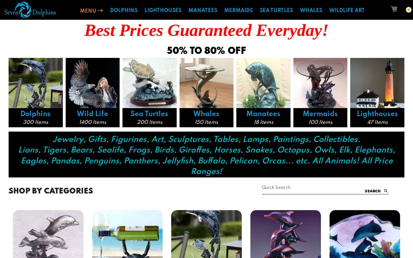 dolphinsunlimited.com homepage screenshot