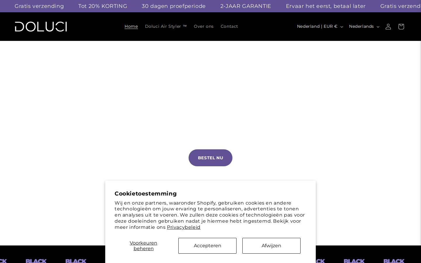 Doluci homepage screenshot
