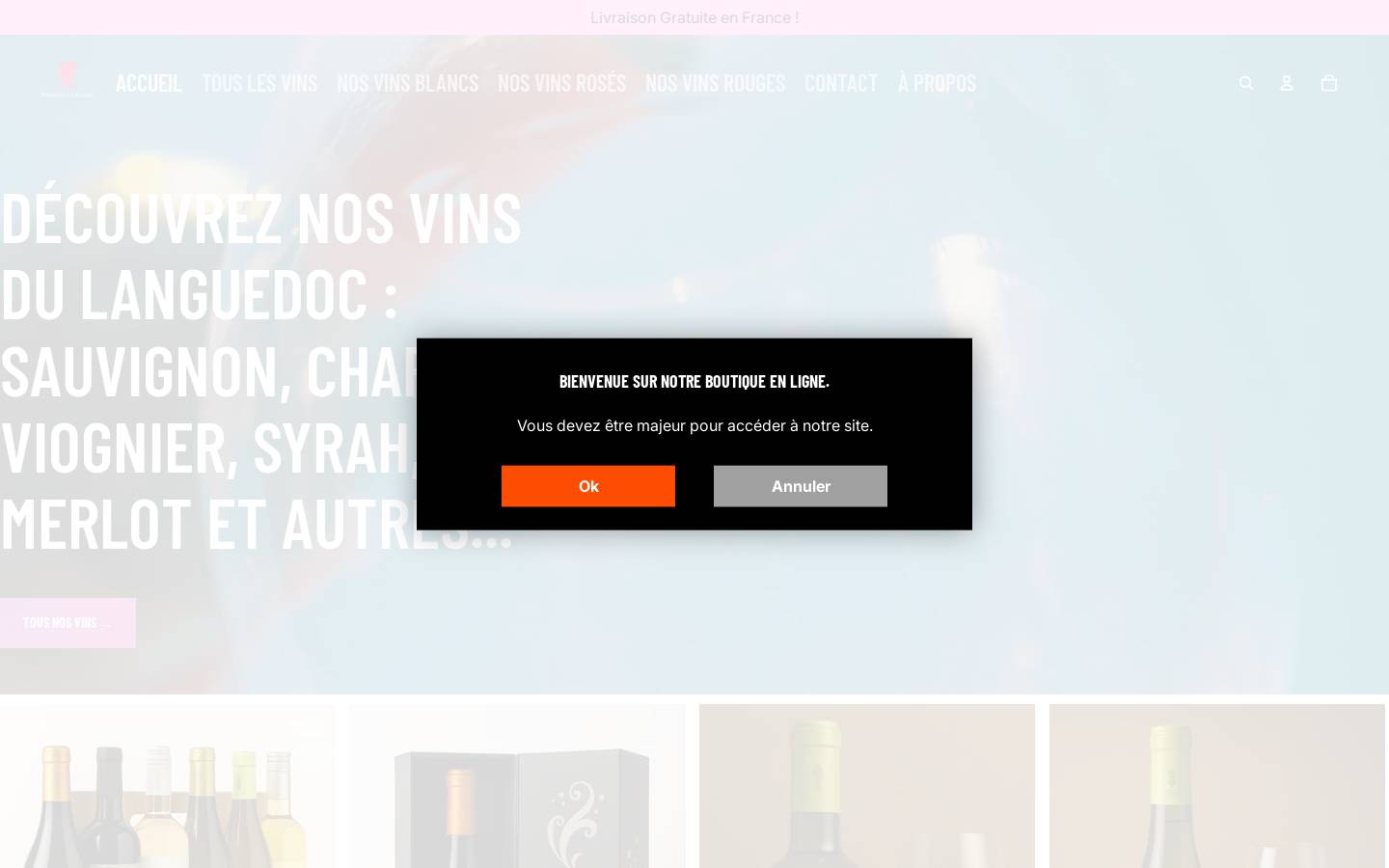 domaine-la-jeanne.com homepage screenshot