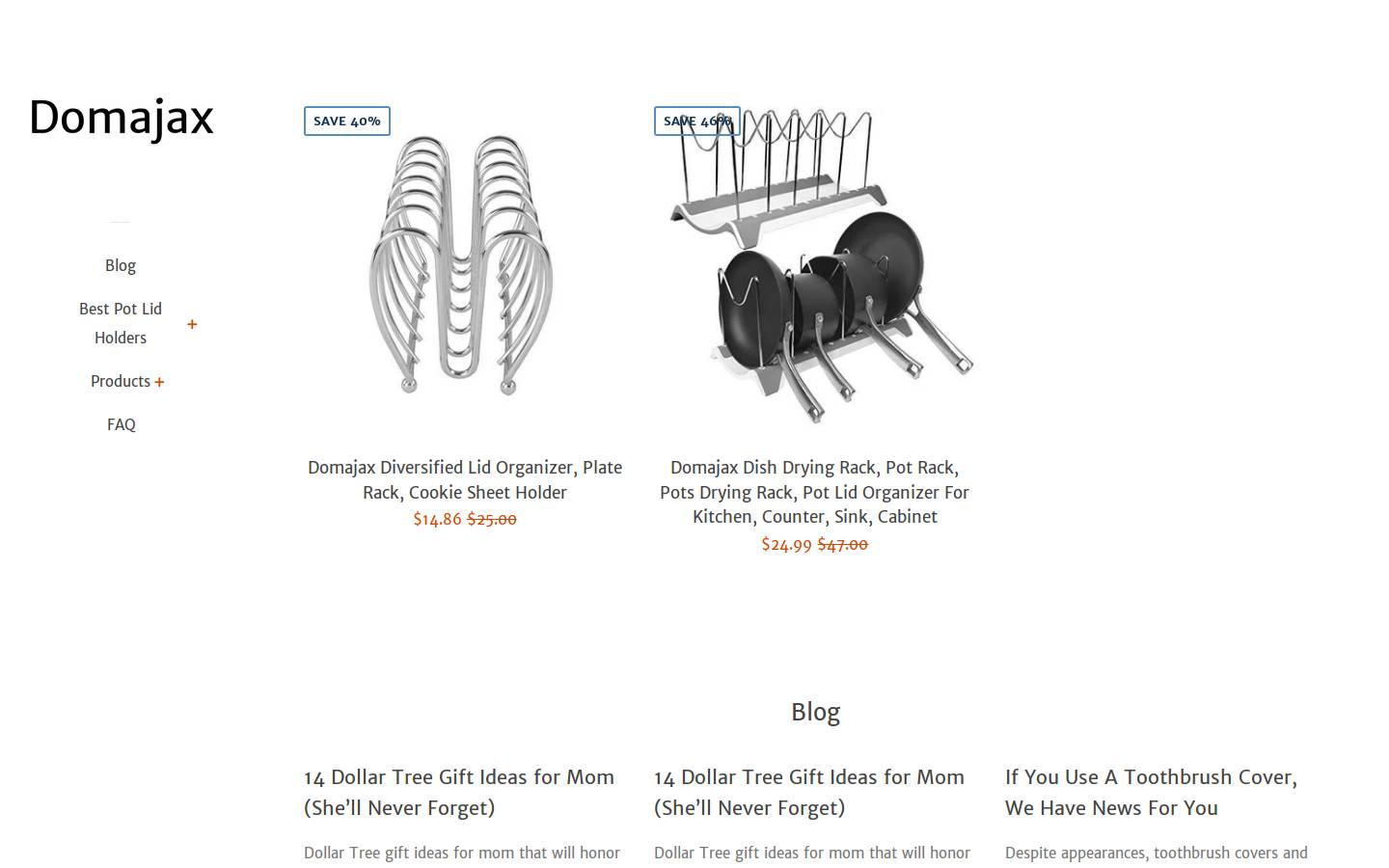 domajax.com homepage screenshot
