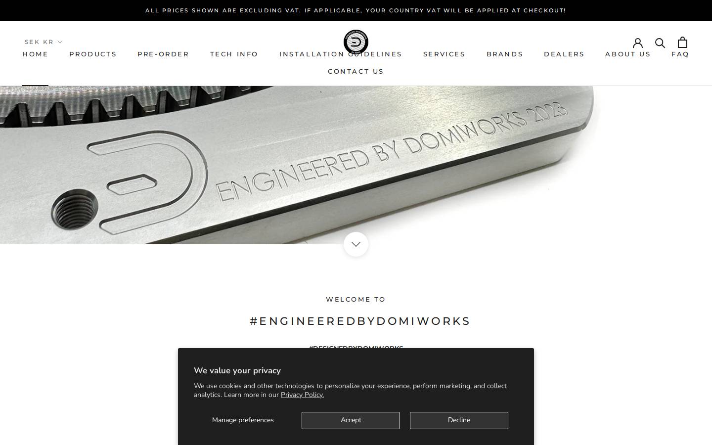 domi-works.com homepage screenshot