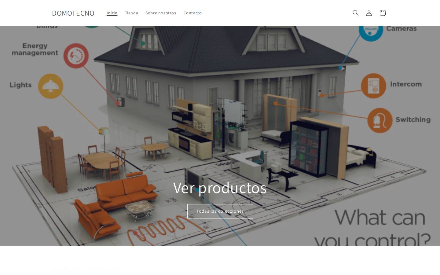 domotecno.com homepage screenshot