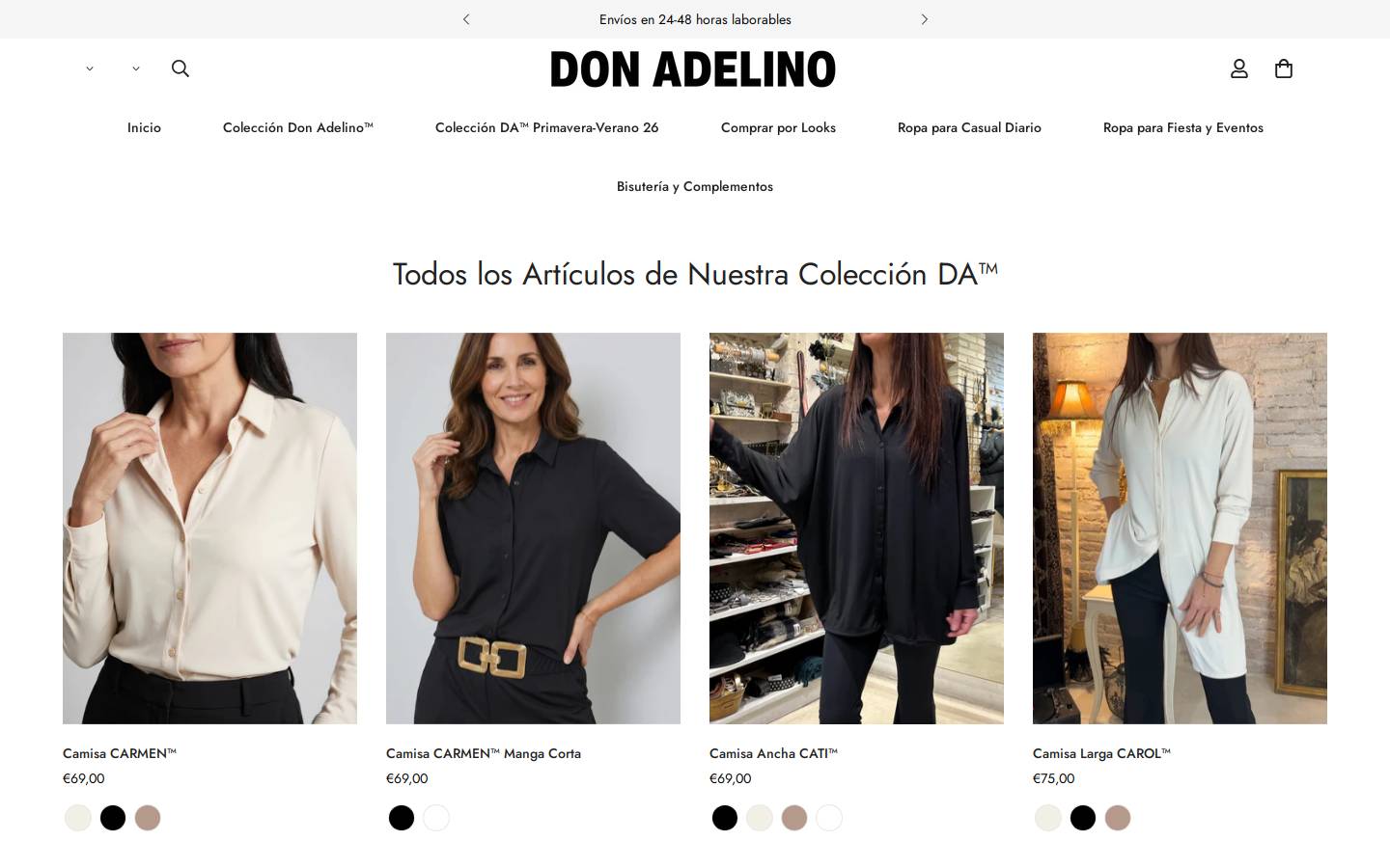 donadelino.com homepage screenshot