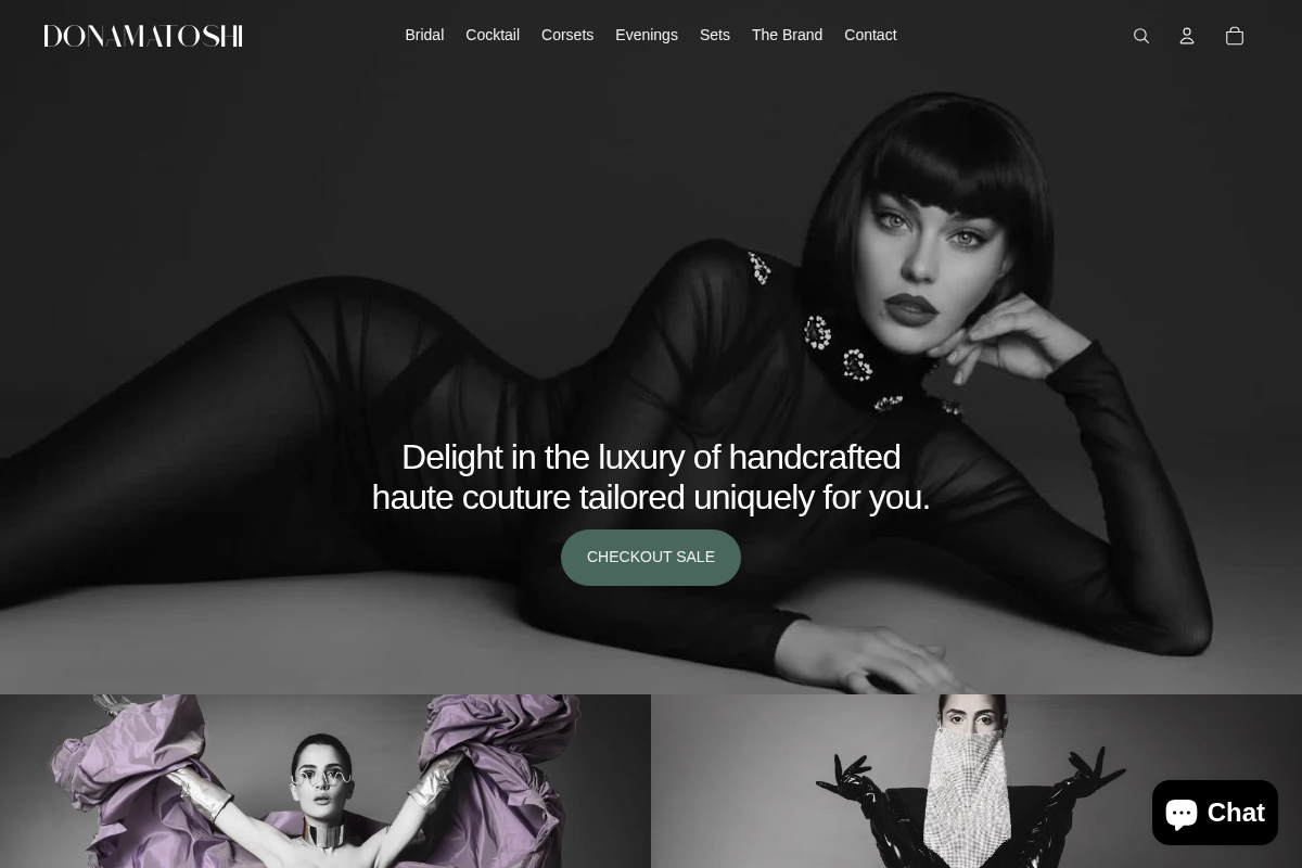 Dona Matoshi homepage screenshot