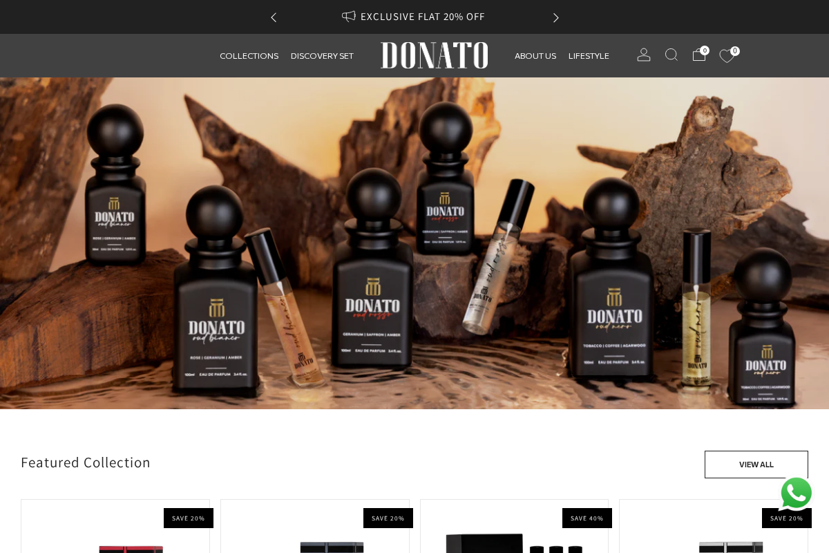 DONATO homepage screenshot