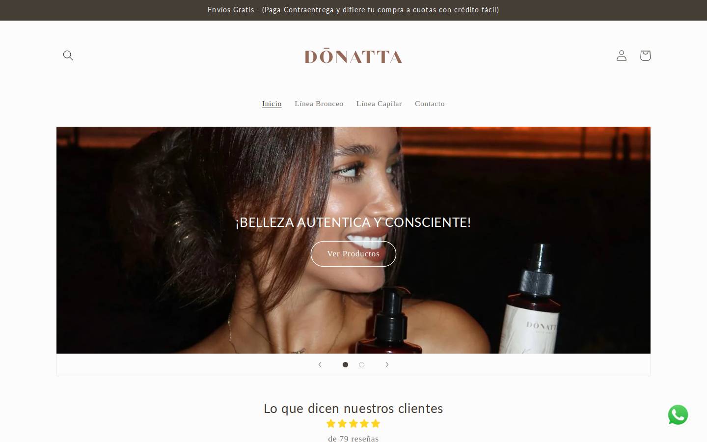 donatta.co homepage screenshot