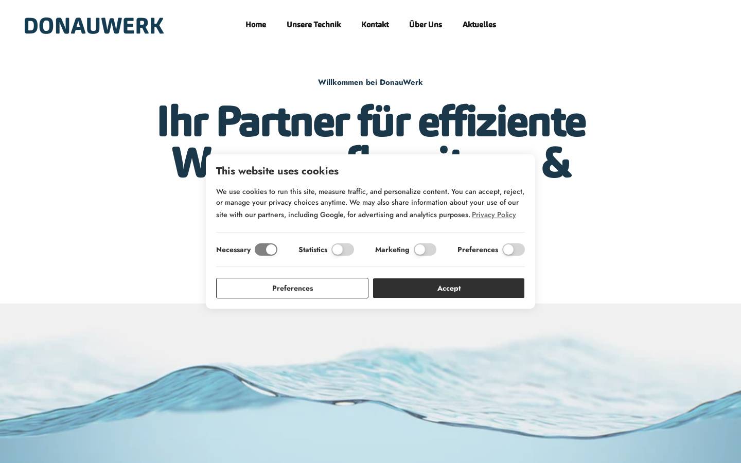 donauwerk.com homepage screenshot