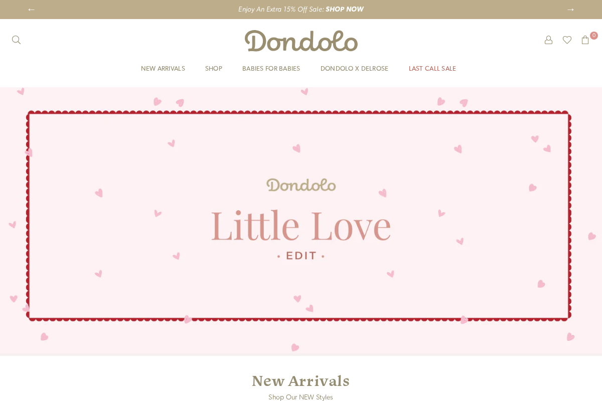 dondolo.com homepage screenshot