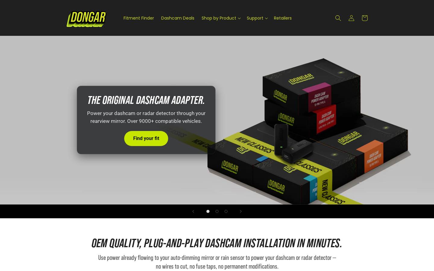 dongar.tech homepage screenshot