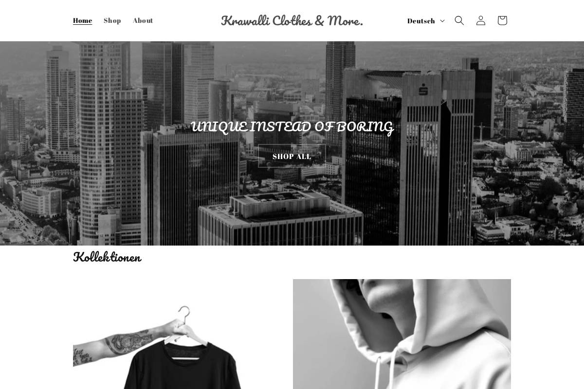 donkrawalli.com homepage screenshot