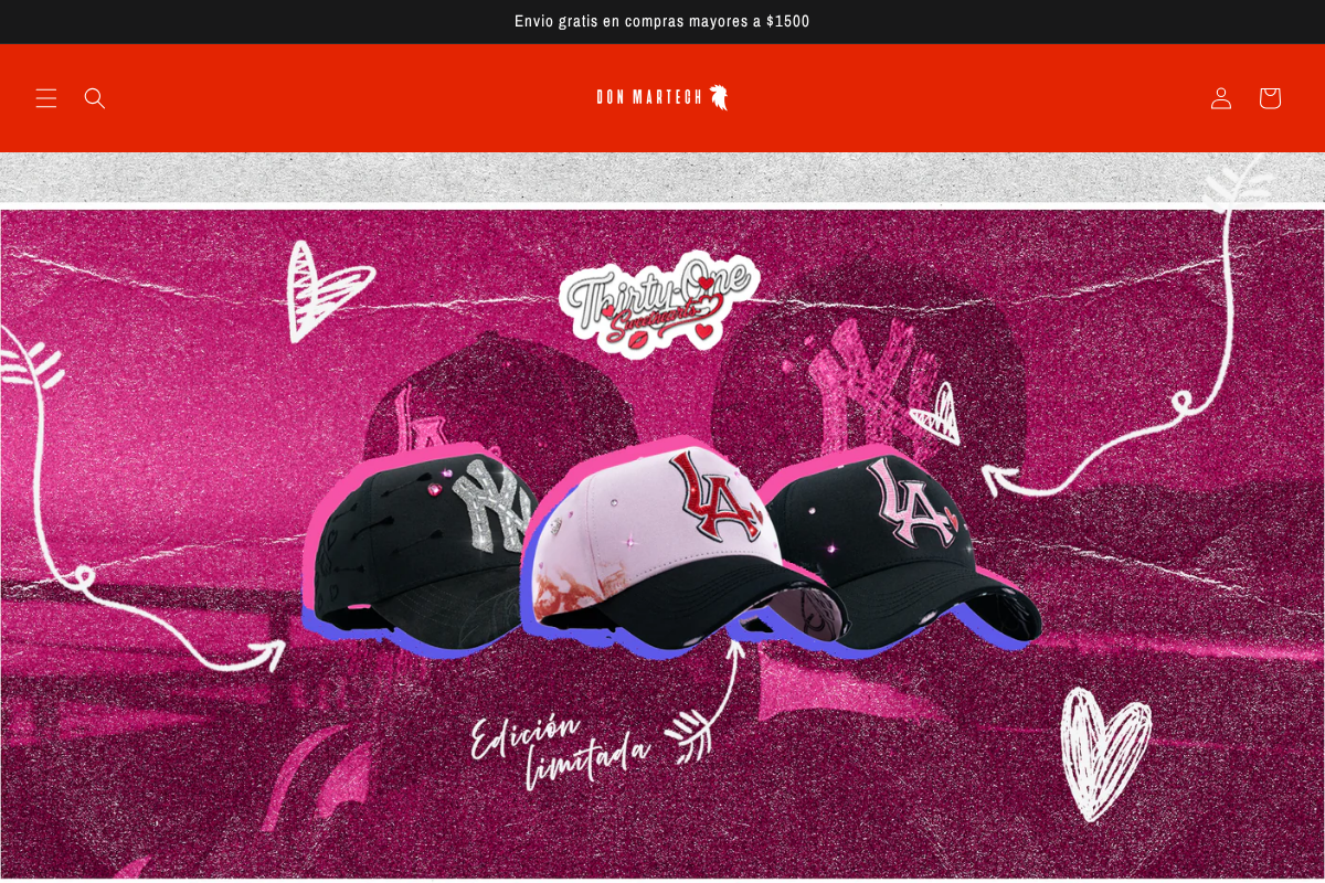 Don Martech Sneakers homepage screenshot